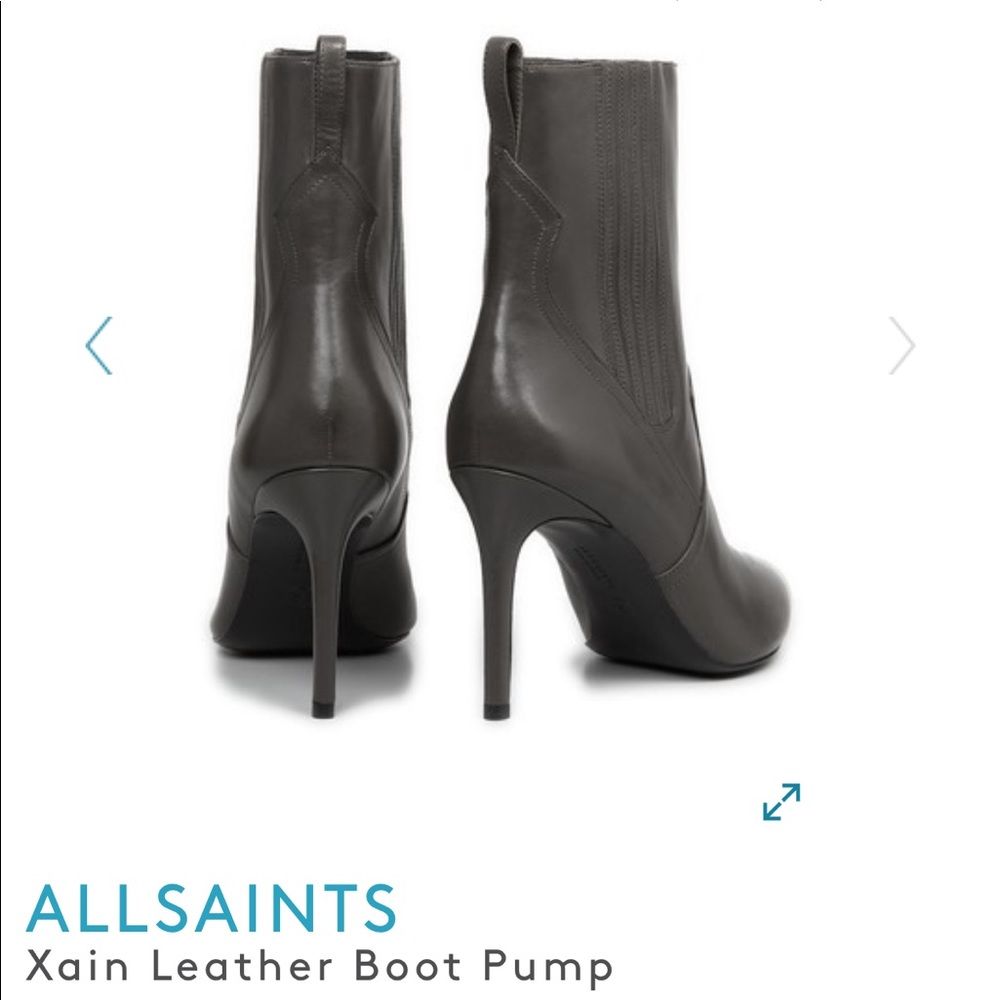 ALLSAINTS Xain Leather Boot Pump. - Picture 8 of 8
